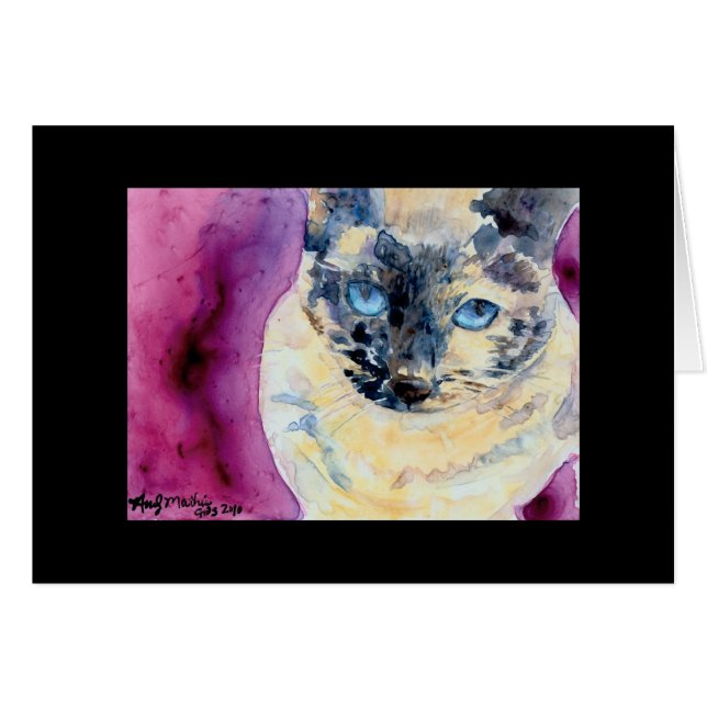 Latte - Waterverf over Yupo (Voorkant Horizontaal)