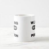 L'attente est aussi une position — Design de mug p (Centre)