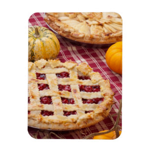 Lattice Cherry Pie en Apple Pie Magneet