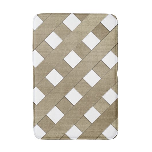 Lattice Fence by Shirley Taylor Badmat (Voorkant Verticaal)