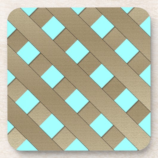 Lattice Fence by Shirley Taylor Drankjes Onderzetter (Voorkant)