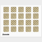 Lattice Fence by Shirley Taylor Vierkante Sticker (Vel)