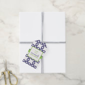 Lattice & Grosgrain Gepersonaliseerde Gift Labels Cadeaulabel (Met Touw)