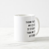 L'attitude de l'enfant drôle Sassy Mug pour les pa (Devant droit)