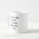 L'attitude de l'enfant drôle Sassy Mug pour les pa (Devant gauche)