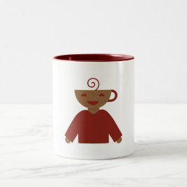 Latty Mug Tweekleurige Koffiemok