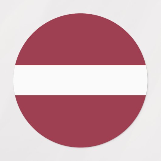 Latvia Flag Emblem Labels (Design 2)