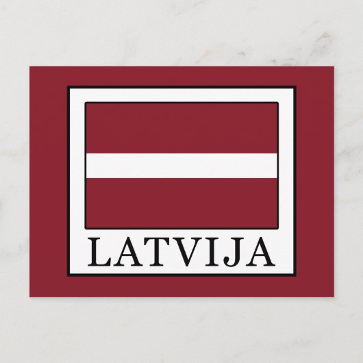 Latvija Briefkaart (Voorkant)