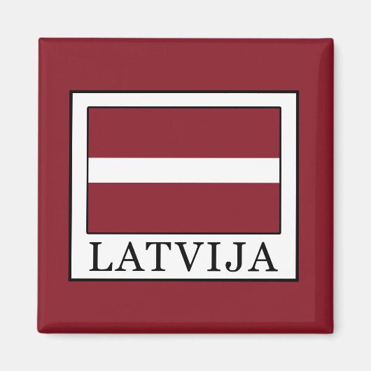 Latvija Magneet (Voorkant)