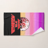 L'aube du Pickleballer Halloween Horreur Zombie (Serviette à main)