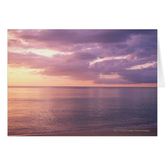 L'aube rencontre la plage (Devant horizontal)