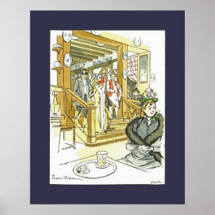 L'Auberge des Adret ~P. Vidal ~*Mat-kleur wijzigen Poster