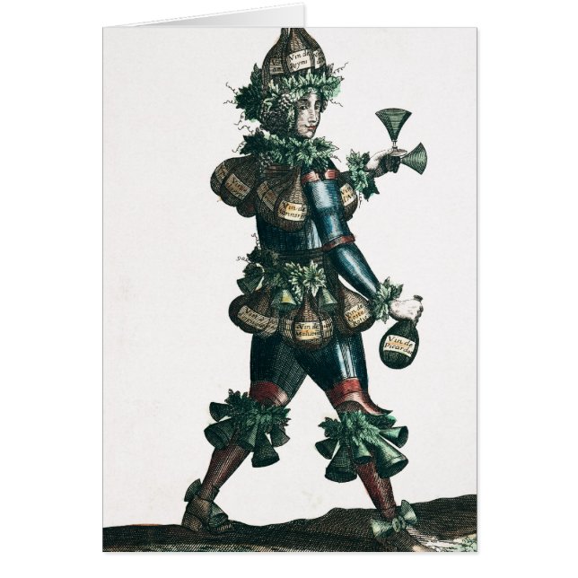 L'aubergiste, conception allégorique de costume (Devant)