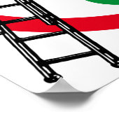 Lauburu - croix basque poster (Hoek)