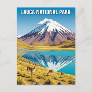 Lauca Nationaal Park Chili Reizen Briefkaart