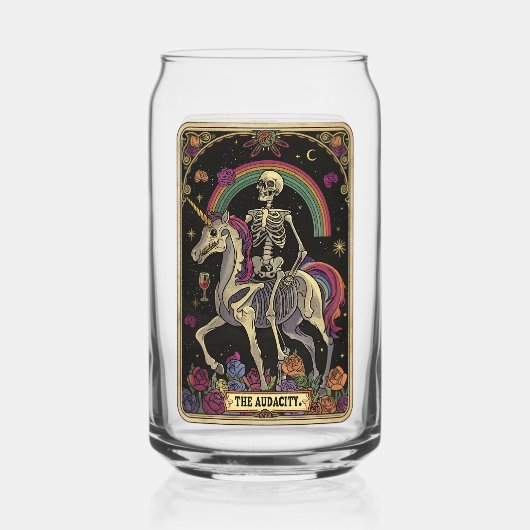 "L'Audacité" Funny Skeleton Tarot Card (Recto)
