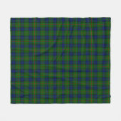 Lauder Clan Tartan Pset Fleece Blanket Deken (Voorkant (Horizontaal))