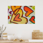 Lauder Hearts Art Poster Imprimer (Cuisine)