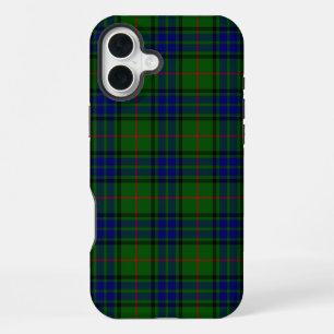 Lauder tartan blauw groen ruit iPhone 16 plus hoesje