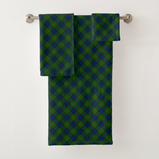 Lauder tartan bleu vert plaid (En situation)