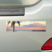 Lauderdale-by-the-Zee, Florida Sunset Bumpersticker (Op auto)