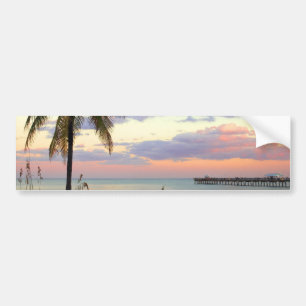Lauderdale-by-the-Zee, Florida Sunset Bumpersticker