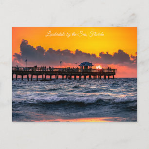 Lauderdale van het Zee, Florida - Fervid Briefkaart