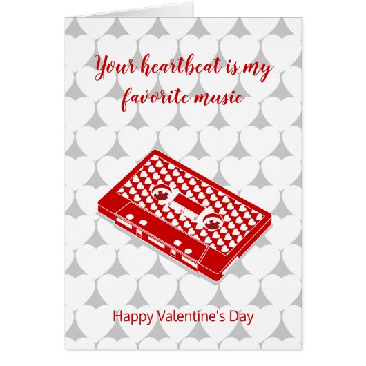 L'audiotape rétro rouge de Valentine (Devant)