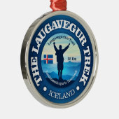 Laugavegur Trek Metalen Ornament (Rechts)