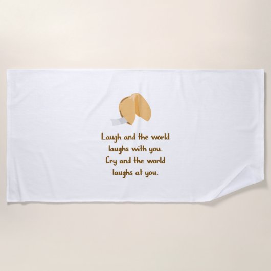 Laugh en Cry Strandlaken (Voorkant)