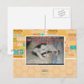 Laugh en de wereld lachen met je uit briefkaart (Voorkant / Achterkant)