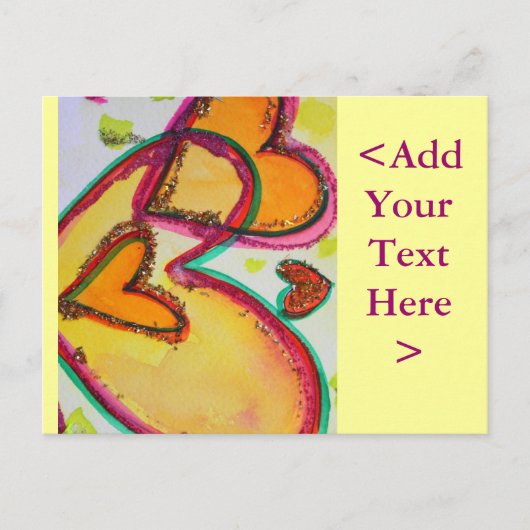 Laugh Hearts Connect Briefkaart (Voorkant)