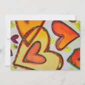 Laugh Hearts Crossing Custom Invitation ou Invitat (Devant)