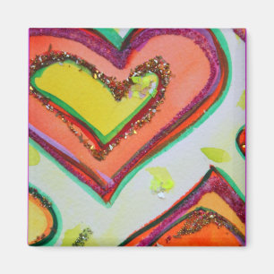 Laugh Hearts Magnet Magneet
