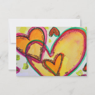 Laugh Hearts verbindt Kleine Uitnodiging of nodigt