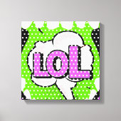 Laugh Out Loud Canvas Afdruk (Voorkant)