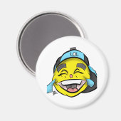 Laugh Out Loud Emoji Magneet (Voorkant / Achterkant)