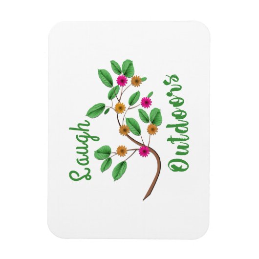 Laugh Outdoor Magneet (Verticaal)
