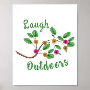 Laugh Outdoor Poster