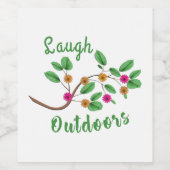 Laugh Outdoor Wijn Etiket (Enkel label)