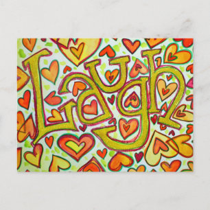 Laugh Post Card Briefkaart
