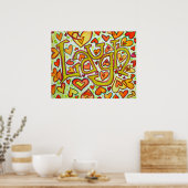 Laugh Poster Print (Parties scintillant) (Cuisine)