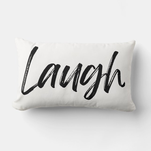 Laugh Print Sierkussen Kussen (Voorkant)