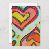 Laugh Two Hearts Douane Uitnodigingen of nodigt ui (Voorkant / Achterkant)