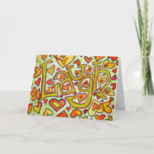 Laugh Wenskaart Kaart