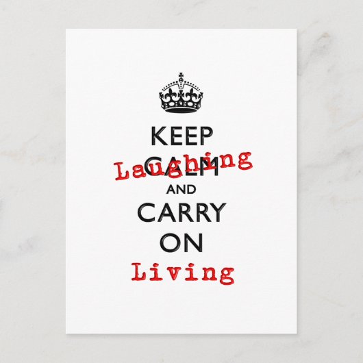 LAUGHEID BEWAREN BRIEFKAART (Voorkant)