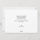 Laughing All Way Carte de Noël photo de vacances (Dos)