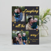 Laughing All Way Carte de vacances (Debout devant)