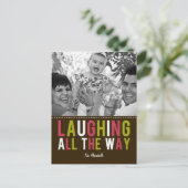 Laughing All Way Carte postale Carte photo de vaca (Debout devant)