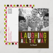 Laughing All Way Carte postale Carte photo de vaca (Devant / Derrière)